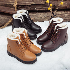 Ladies warm and velvet cotton shoes