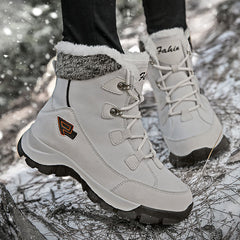 Snow Boots Non-slip Plus Velvet Warm High-top Cotton Shoes