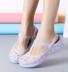 New sandals, women's shoes, Summer hole shoes