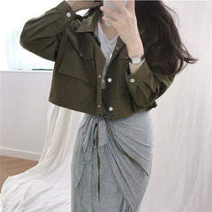 Small Tall Casual Short Coat Jacket