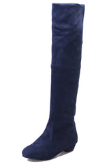 Autumn And Winter New Leg Boot Long Over-the-knee Boots Flat Boots Children