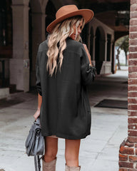 Medium Long Loose Casual Long Sleeve Trench Coat
