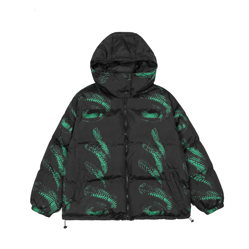 American Vintage Hooded Loose Cotton puffer Jacket