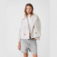 European And American Women's Clothing Long Sleeve Coat Overcoat