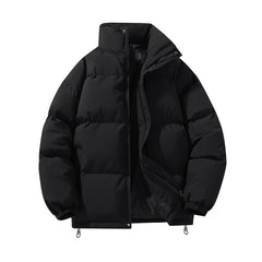 Cotton-padded Coat Stand Collar Cotton-padded Puffer Jacket Couple Wear Warm