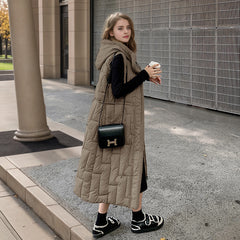 Overknee Long Thickening Vest Outerwear