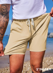 Men's Casual Shorts Printed Drawstring Elastic