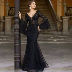 Sexy Slim Fishtail Long Banquet Dress