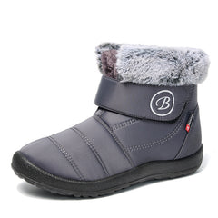 Women's High Cotton-padded Shoes Cold-proof Warm With Velvet