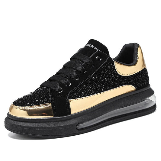 Shiny Sports Casual Shoes  Of All-Match Increased Sneakers