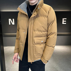 Cotton Jacket Thickening Stand Collar Bread Coat Leisure Warm