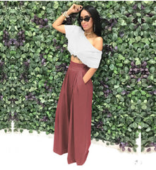 Fashion Personality Flared Trousers Wide-leg Casual Wide-leg Pants
