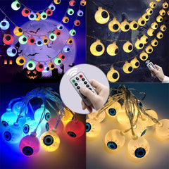 Halloween LED eyeball string lights
