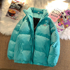 Loose Short Down Puffer Jacket Cotton Women's Coat