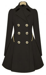 Slim slim coat trench coat