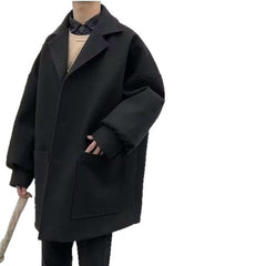Men's Loose Hong Kong Style Suit Jacket Versatile Casual