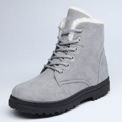 Winter Snow Boots With Warm Plush Ankle Boots For Women Shoes