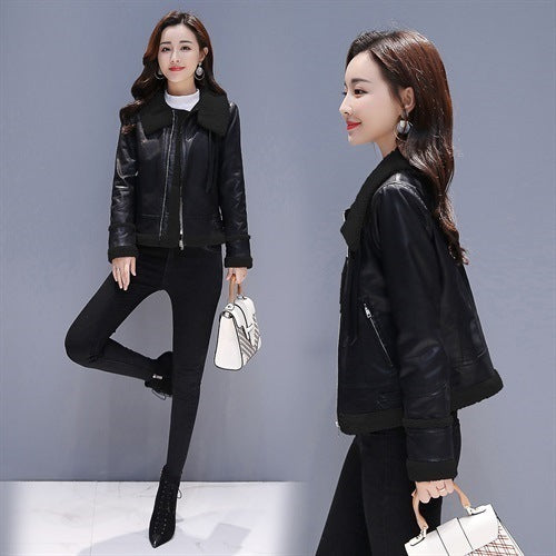 Zipper short thick long sleeves