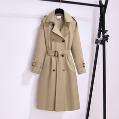 Elegant Mid-end Trench Coat For Women