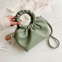 Creative Large Capacity Net Red Pleated Handbag