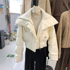 Women's Cotton-padded Jacket Winter Short Loose Thick