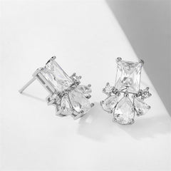 Zircon Earrings All-match High Quality European And American Earrings