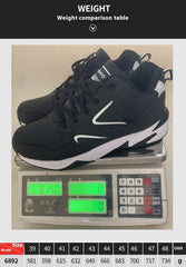 Male Leather Waterproof Running Travel Shoes