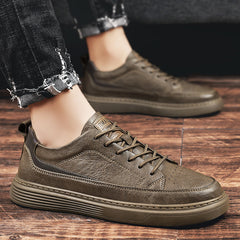 Men's Commuter Shoes Summer All Match Leather