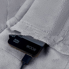 USB Electric Heating Blanket Pure Color Suede Heating To Keep Warm