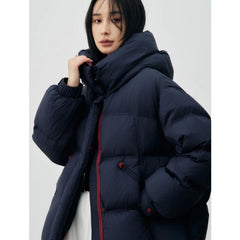 Fashion Hooded Warm Short Cotton Puffer Jacket Women