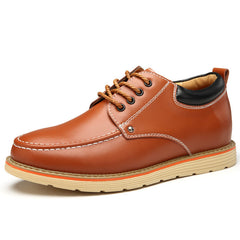 Men's Leather Shoes Height Increasing Insole 6cm