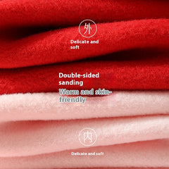 Double-sided Brushed Seamless Thermal Underwear Men's Women's Suit