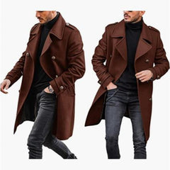 Woolen Men's Coat Autumn And Winter  Product Warm Padded Jacket