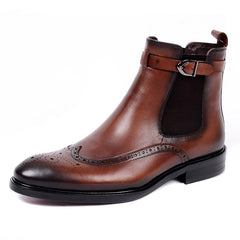 Cowboy Boots Business Leather Shoes