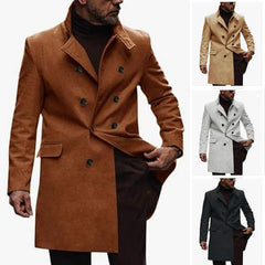 European And American Woolen Coat Men