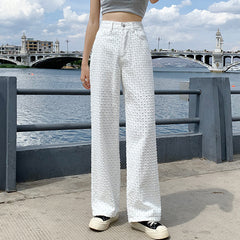 Loose Straight Leg Trousers Wide Leg Mopping Pants