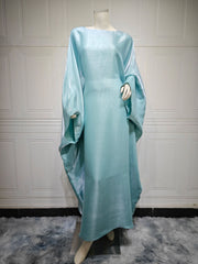 Summer Middle East Fashion Fil-Lumiere Satin Waist Dress