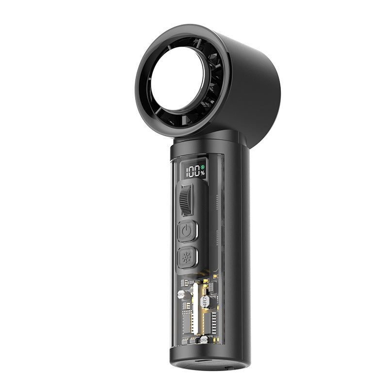 Mini-portable Usb Rechargeable Handheld High-speed Turbo Fan