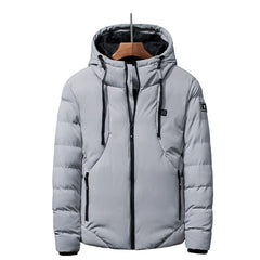 Men Women Cotton Coat USB Smart Electric Heated Jackets Winter Thicken Down Hooded Outdoor Hiking Ski Clothing 7XL