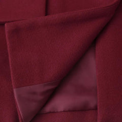 Women's Retro Loose Casual Long Sleeve Scarf Woolen Coat