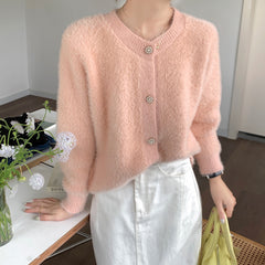 New Mink Velvet Raccoon Velvet Cream Peach