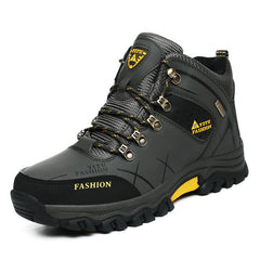 High-top plus velvet outdoor hiking shoes