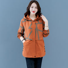 Style Large Size Windbreaker For Autumn Coat