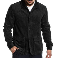 Corduroy solid color coat