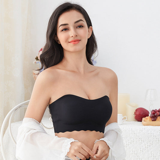 Large size non-marking strapless underwear