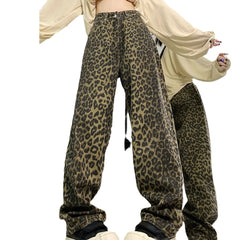 Women's Autumn And Winter American Retro Design Niche Loose Straight Casual Wide-leg Trousers