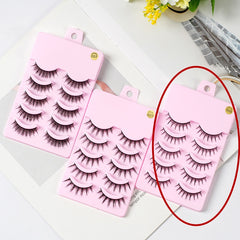 5 Pairs Manga Lashes Arrival Anime Cosplay Natural Wispy  Korean Makeup Artificial False Eyelashes