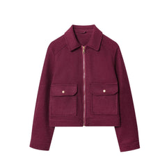 Women's Zipper  Soft Jacket Coat