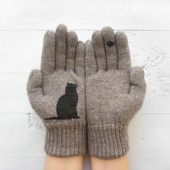 Women's wool gloves