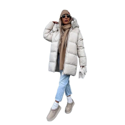 Women's Loose Cotton Coat Loose puffer Jacket